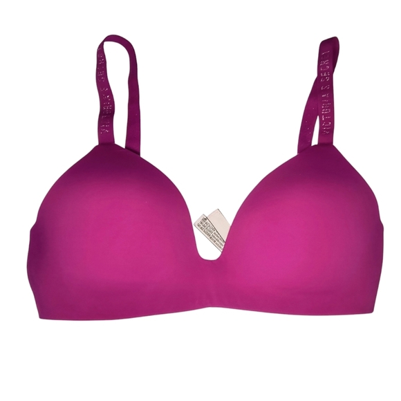 Victoria's Secret Fuschia Colored T-shirt Lightly Lined Wireless Bra, 32C - Picture 9 of 9
